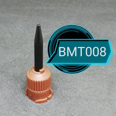 Míchací kanyly černé krátké /8/ - 25 ks