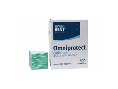Omniprotect - ochranné roušky pacienta, 3-vrstvé, 500ks zelené