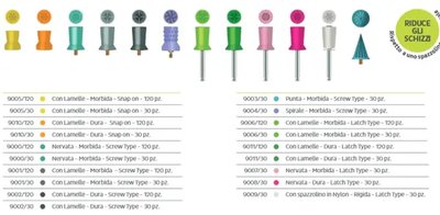 Prophy Cups - nasazovací, laminované, měkká guma 30 ks, okrové