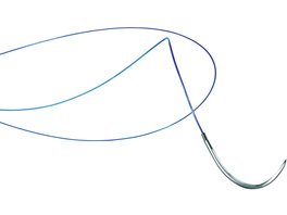 Dafilon® - Packung 36 Stück blau, 45 cm, DS12, 3/8 Kreis, schneidend, 12 mm, USP 4/0