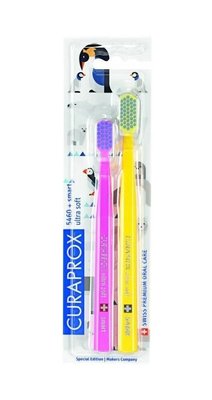 Curaprox CS 5460 Ultrasoft + CS 7600 Smart Animal Family Edition