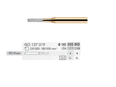 Rozřezávač korunek DC Cylindr zakulacený (5ks)