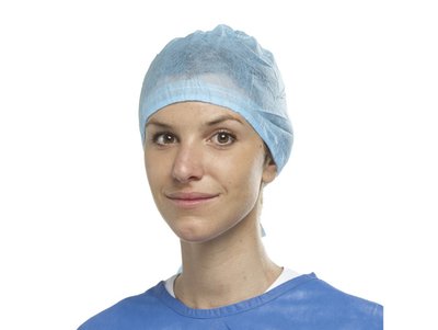 EURONDA Monoart Operační čepice, modrá 160ks/bal (270511)