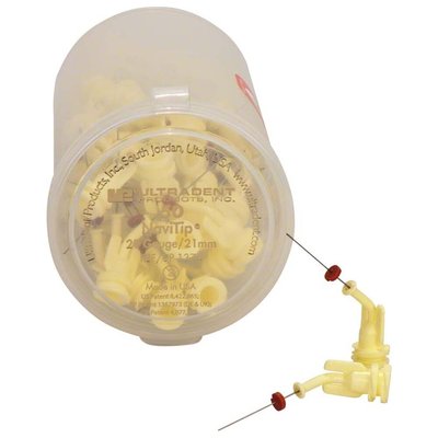 NaviTip 29G - kanyly, 50ks 21mm světle žluté