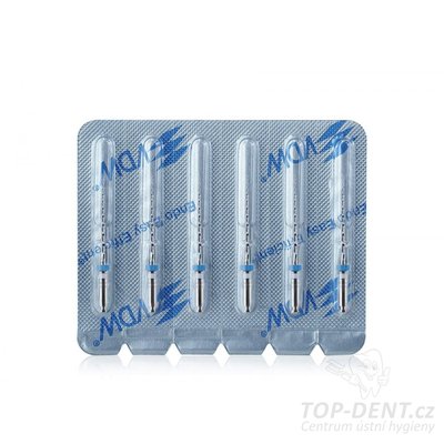 Mtwo NiTi kořenové nástroje ISO 15, 21/25mm, 6ks