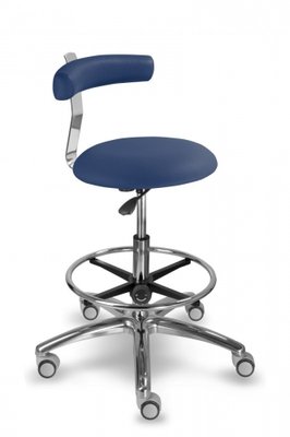 MAYER Stolička s oporou zad 1240 dent, modrá - Mediflex