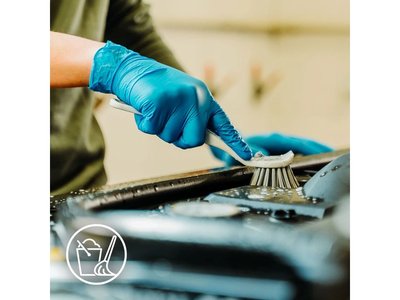 Vinylové rukavice VINYL PLUS 100 ks, nepudrované, modré, 5.0 g - Velikost: S