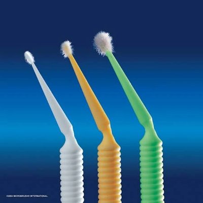 Microbrush Plus, 4 x 100 ks - Fine - 1,5 mm, žlutá