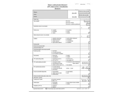 Žádost o umělé přerušení těhotenství A4