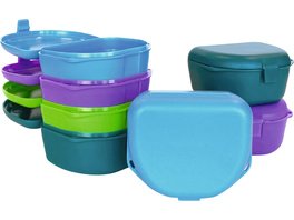 Schienen/Retainerboxen - Packung 12 Stück tief sortiert