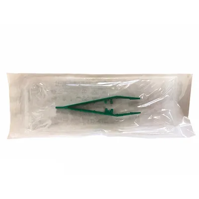 Jednorázová pinzeta sterilní 13 cm, zelená