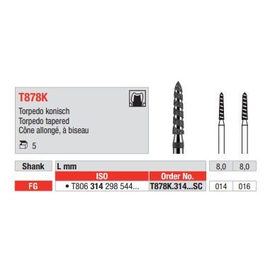 Diamant turbo FG T878K.014C (5ks/bal)