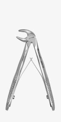 Medesy 2600/150 - English pattern s pružinou N.150 - pedodontické chirurgické kliešte na dolné rezáky