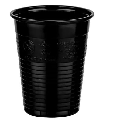 ORBIS Kelímky černé 180 ml 100ks