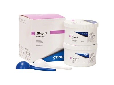 Silagum Putty Soft - otiskovací hmota, 2x262ml