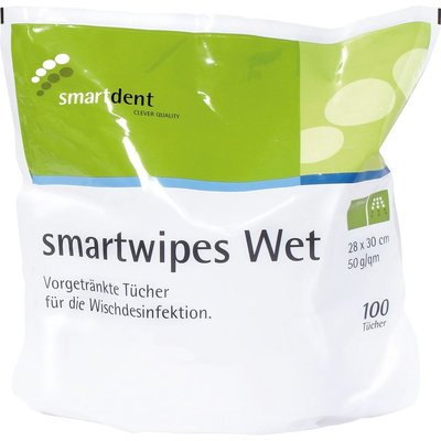 smartdent smartwipes Wet Ubrousky 28x30cm Sáček 100ks