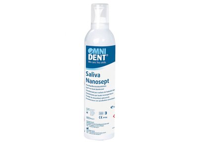 OMNI Saliva Nanosept - dezinfekční pěna pro plivátka, 400ml