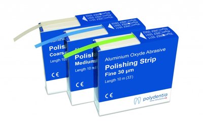 Abrasive polishing strips