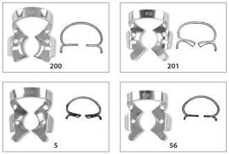 Fit Kofferdam spona s křidélky č.201
