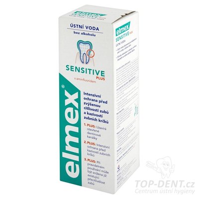 Elmex Sensitive ústní voda, 400 ml