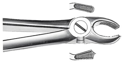 ORBIS Extrakční kleště, tvar 17, horní moláry pravé