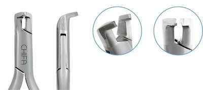 Chifa Kleszcze ortodontyczne dystalne wzmacniane (z twardą wkładką) 130mm