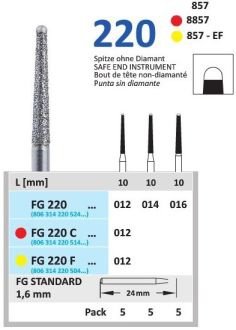 HORICO diamantové vrtáky Safe End - kónus ISO16