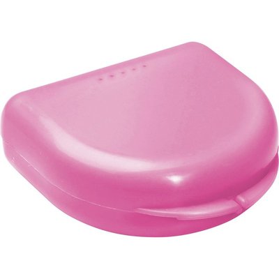 OMNIDENT Krabička Na Rovnátka Pro Dospělé 25 x 77 x 77mm Růžová 1ks