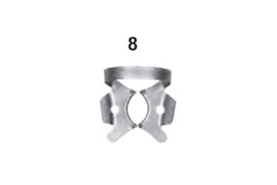 Spona kofferdam horní molar 8