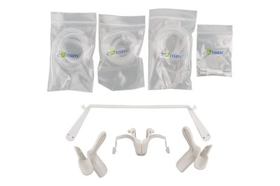 Rozwierak policzkowy ze ślinociągiem COTISEN - S