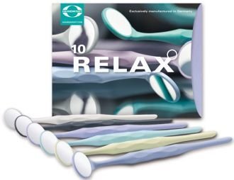 Zrcátka Relax Ultra č.4 (22mm) zelené, 10ks