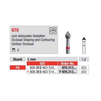 Diamant FG 970.023F 5 ks