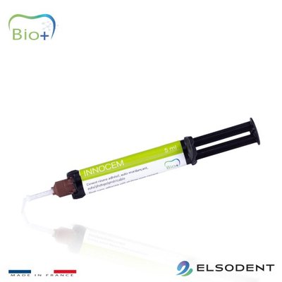 INNOCEM samoleptací prykyřičný cement, 1 x 5 ml stříkačka + 10 míchacích koncovek + 10 standardních intraorálních koncovek, Translucent A2