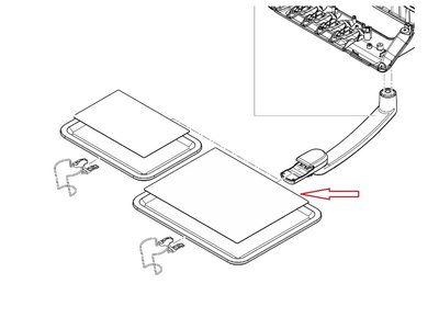 Silikonová podložka pro VELKÝ tácek odkládacího stolku lékaře