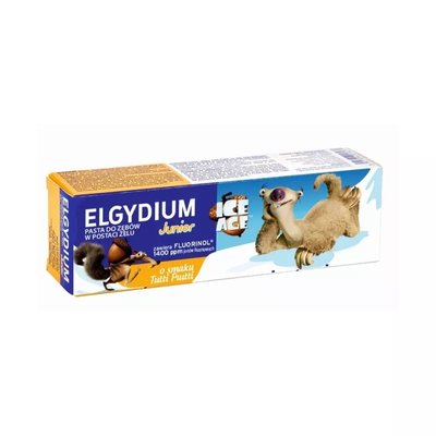 ELGYDIUM JUNIOR żelowa pasta Tutti-Frutti 7-12lat 50ml