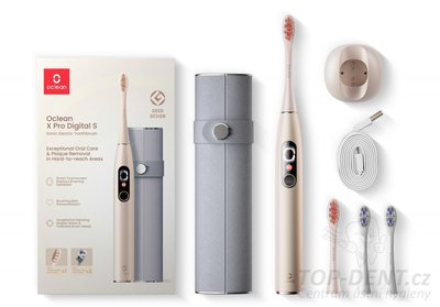 Oclean X Pro Digital Set Gold sonický kartáček (zlatý)
