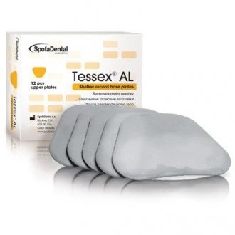 Tessex AL - płytki wzmacniane górne 12szt/opak. (szelak + aluminium)