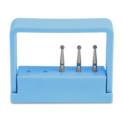 Autoklávovatelný plastový zásobník na vrtáčky (5 FG) - světle modrý