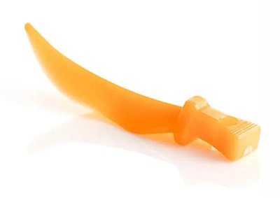 ORBIS Plastové klínky 100ks Large oranžové (MD150149)