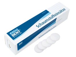 Schaumstoffeinsätze - Packung 25 Stück Ø 65 mm, Höhe 10 mm