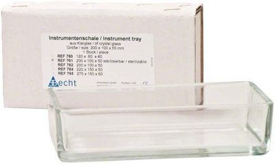 Crystal Glass Instrument Tray 2