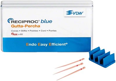 Gutta Percha RECIPROC BLUE VDW - WARIANTY gutaperka