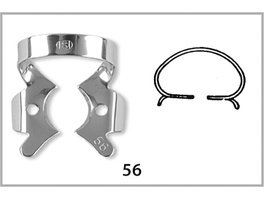 Fit-Kofferdam® Molarenklammern mit Flügeln - Stück Nr. 203