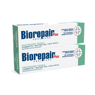 BioRepair Plus Total Protection zubní pasta 2x75 ml