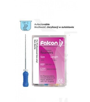 Plugger palcowy Falcon NiTi 21mm 20 żółty 6szt/opak. DR.3031.20