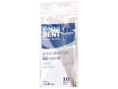 OMNI Mezizubní kartáčky IDB, bílé, xx-jemné