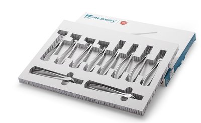 Medesy 2500/SET-10 - English pattern Sada extrakčných klieští - 10 ks