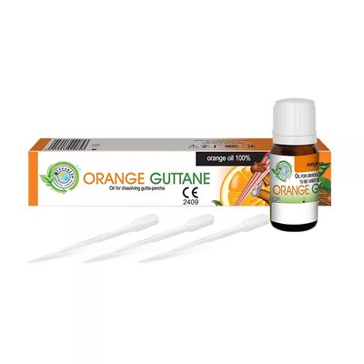Orange Guttane 10 ml olejek do rozpuszczania gutaperki Cerkamed