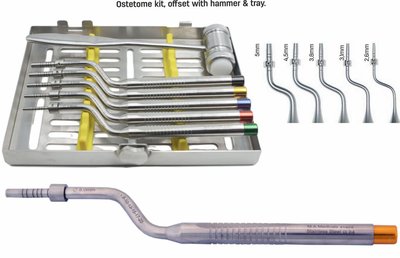 Osteotome Offset Complete Set