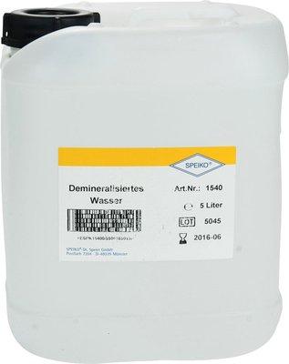 Demineralisiertes Wasser
